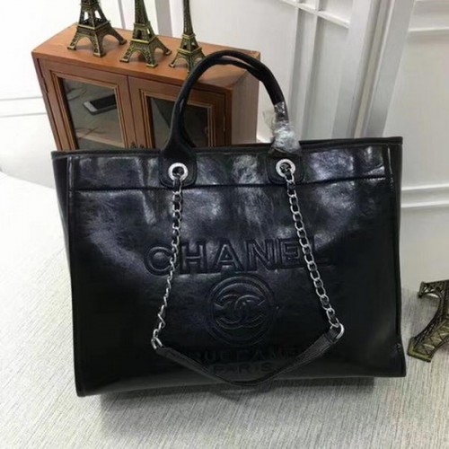 Chanel Bolso Tote Piel De Becerro CHA3626 Negro