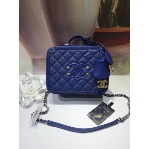 Neceser Chanel Original A93343 azul