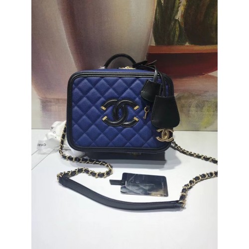 Neceser Chanel Original A93343 azul