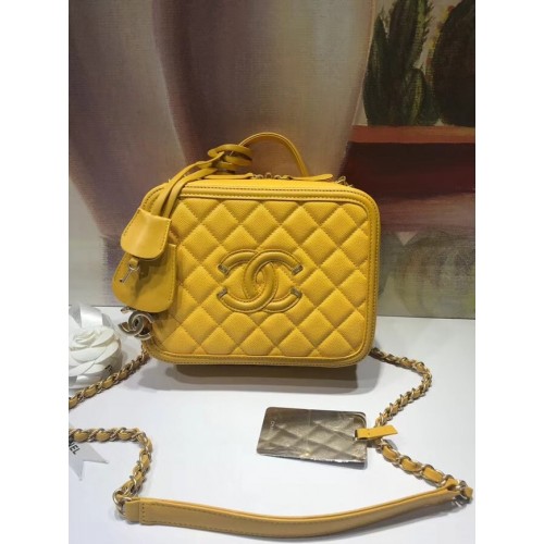 Neceser Chanel Original A93343 amarillo