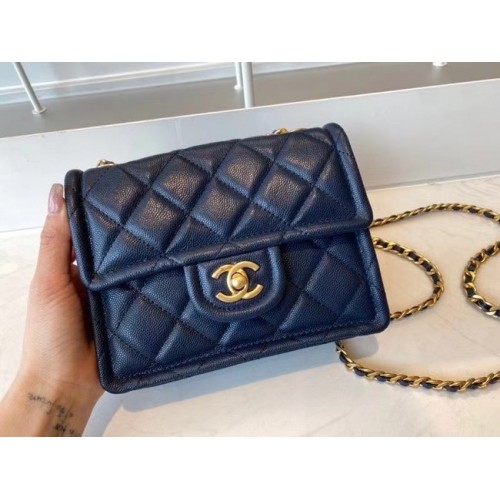 Bolso bandolera Chanel AS2356 Azul Real