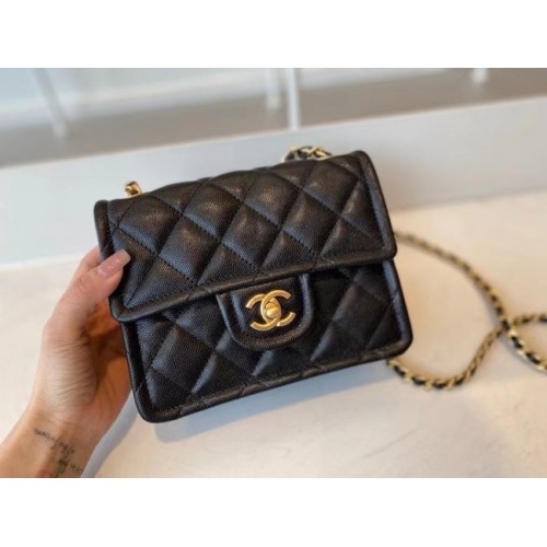 Bolso bandolera Chanel AS2356 negro