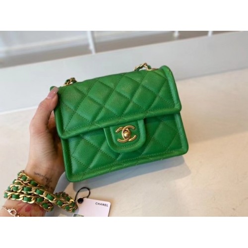 Bolso bandolera Chanel AS2356 verde