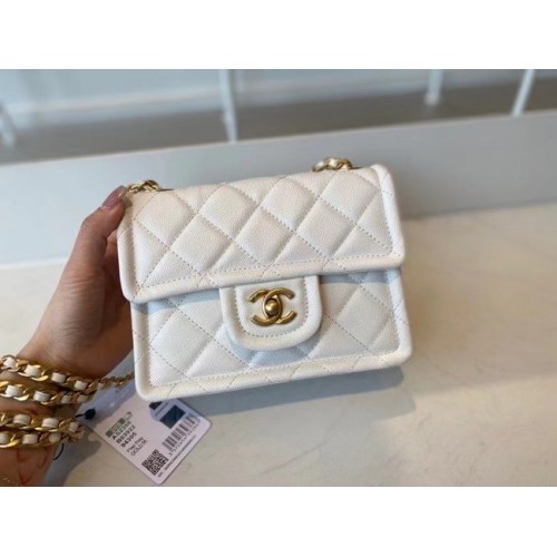 Bolso bandolera Chanel AS2356 blanco