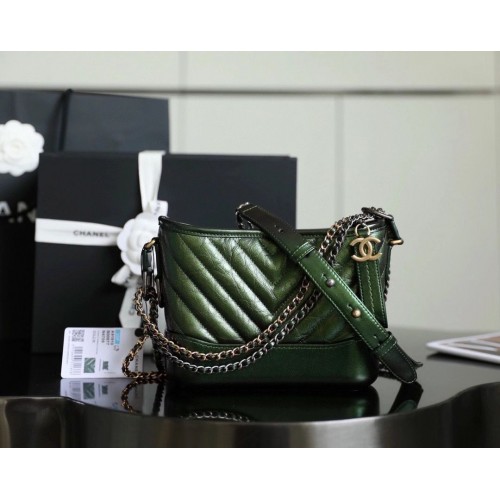 Bolso hobo Chanel gabrielle A93824 Verde