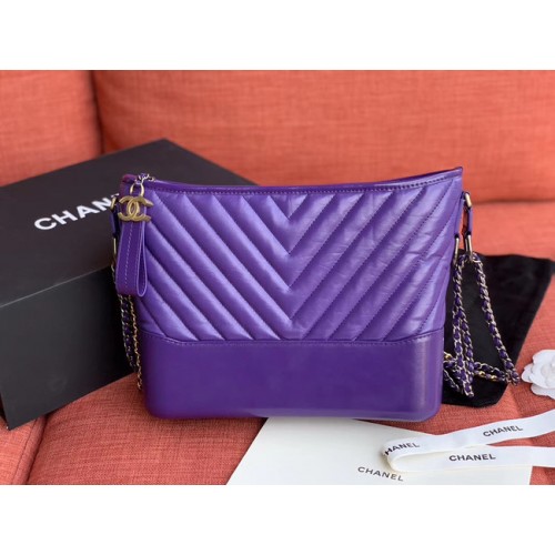 Bolso hobo Chanel gabrielle A93824 violeta