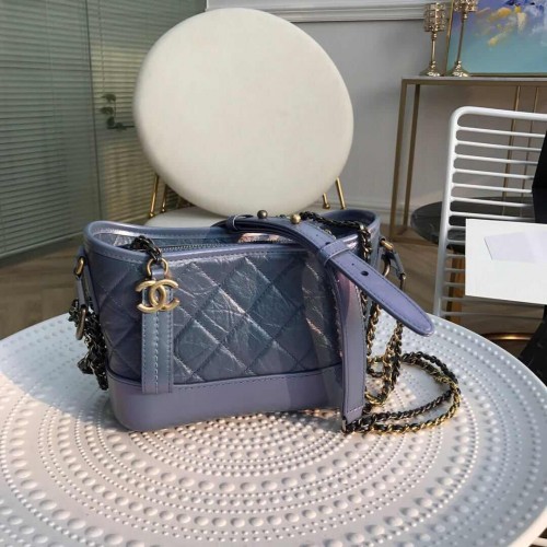Chanel bolso hobo gabrielle pequeño A91810 azul