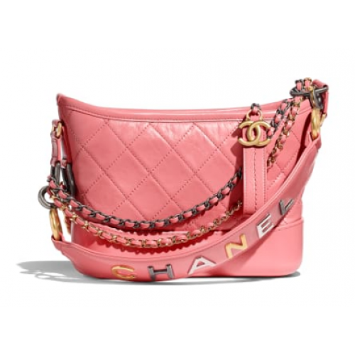 Bolso hobo pequeño gabrielle de Chanel AS0865 rosa