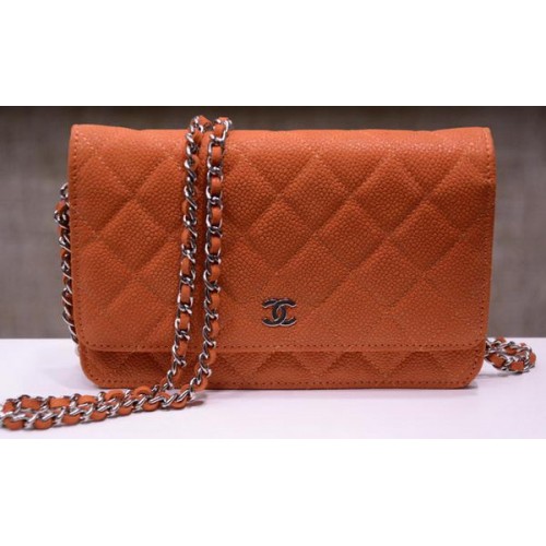 Chanel Mini Flap Bag Nubuck Leather A33814N Naranja