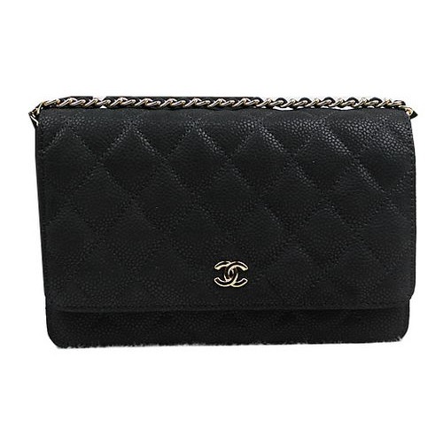 Chanel mini Flap Bag Original Suede Leather A33814 Negro