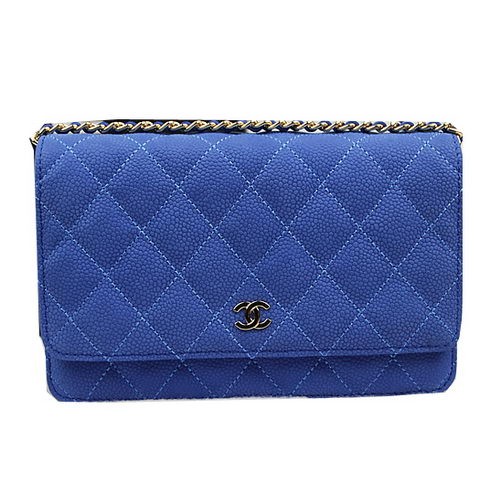 Chanel mini Flap Bag Original Suede Leather A33814 Azul