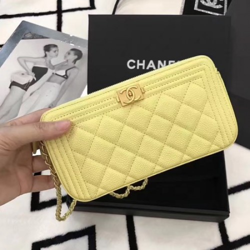Chanel Mini Bandolera Patrón Cannage A94452 Limón