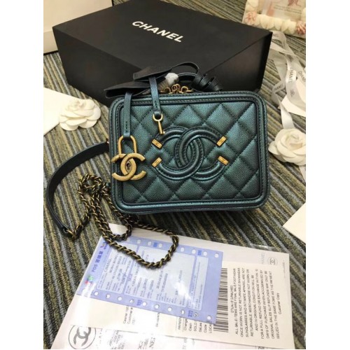 Mini Neceser Chanel Original A93342 verde