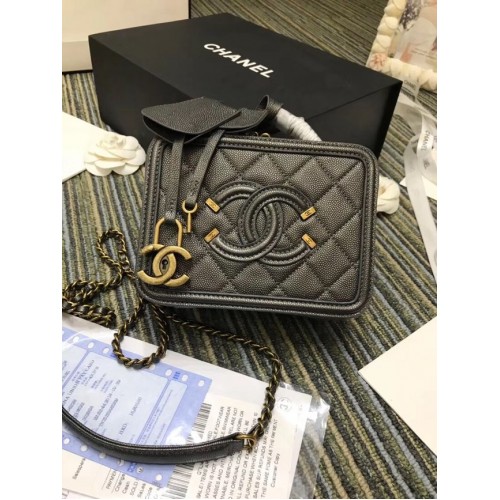 Mini Neceser Chanel Original A93342 negro