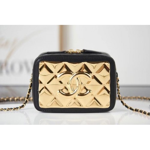 Bolso de hombro Chanel mini en piel AP2393 negro