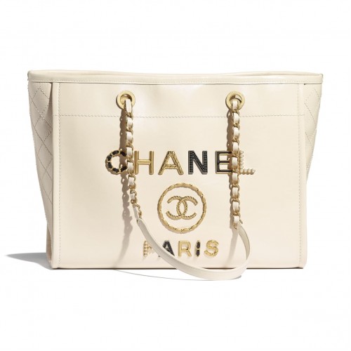 Bolso shopper Chanel A67001 Crudo