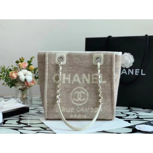 Bolso pequeño Chanel Shopping A66940 Crema