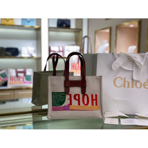 Chloe Cloth cuero 6C013 marrón