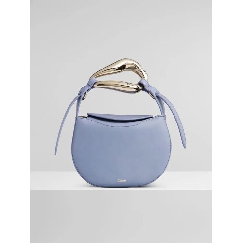 Bolso Chloe Original de piel de becerro 3S1350 azul cielo