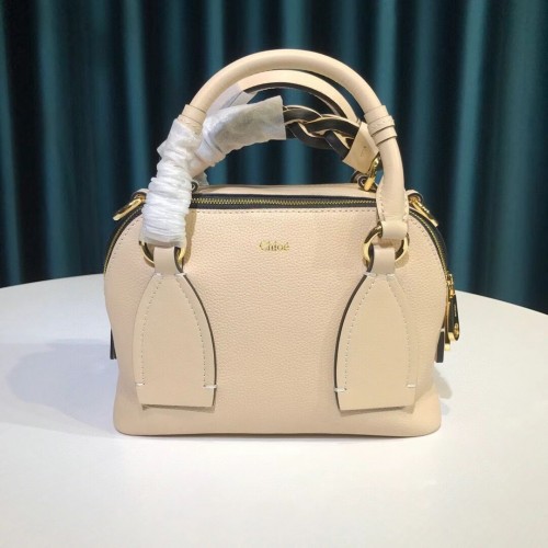 Bolso Chloe Original de piel de becerro 6C081 crema
