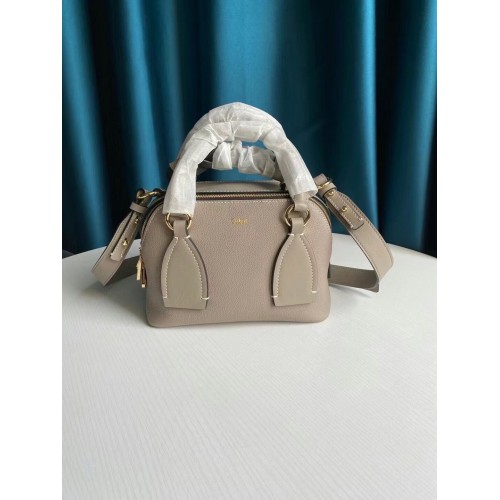 Bolso Chloe Original de piel de becerro 6C081 gris