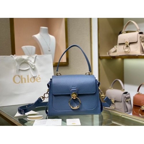 Bolso Chloe Original de piel de becerro C1142L azul