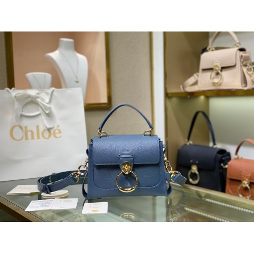 Bolso Chloe Original de piel de becerro C1143S azul
