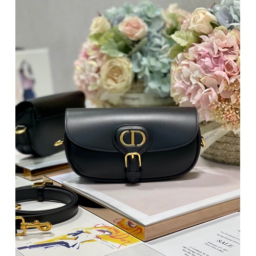 BOLSO DIOR BOBBY EAST-WEST Box Piel de becerro M9317S Negro
