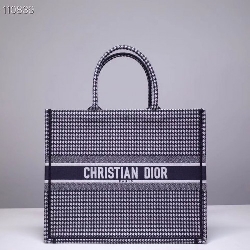 BOLSO TOTE BOOK DIOR DE LONA BORDADA M1286ZJOD