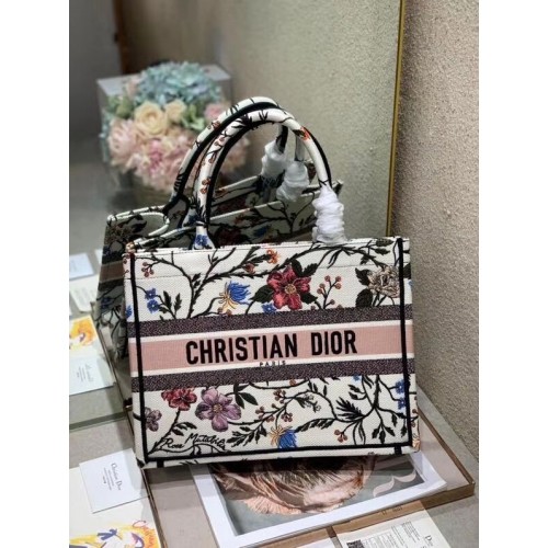 BOLSO DIOR BOOK TOTE DE LONA BORDADA C1286-10