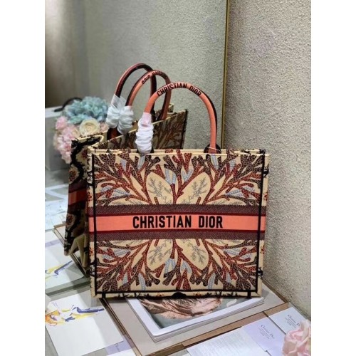 BOLSO DIOR BOOK TOTE DE LONA BORDADA C1287-11