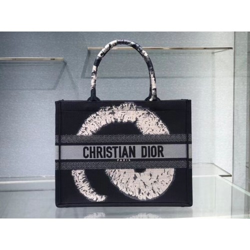 BOLSO DIOR BOOK TOTE DE LONA BORDADA C1287-17
