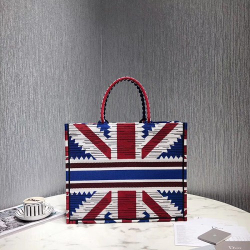 BOLSO DIOR BOOK TOTE DE LONA BORDADA M1287-3