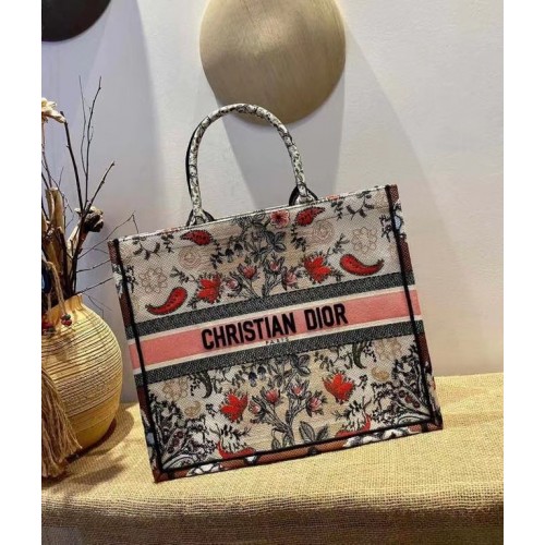 DIOR BOOK TOTE Bordado multicolor M1286ZR