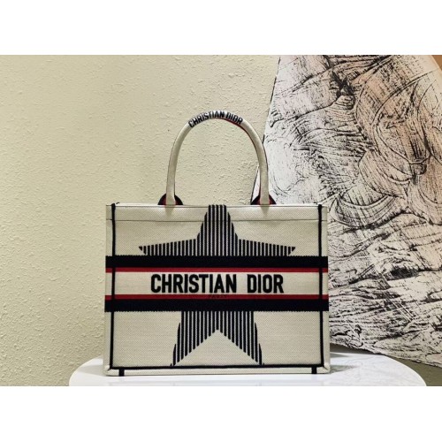 DIOR BOOK TOTE Bordado multicolor M1296ZR-22