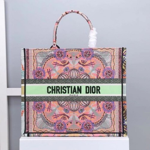DIOR BOOK TOTE Multicolor Corbata Dior Bordado M1286