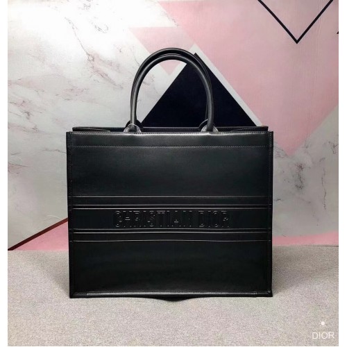 BOLSO DIOR BOOK TOTE ORIGINAL DE PIEL M1287 NEGRO