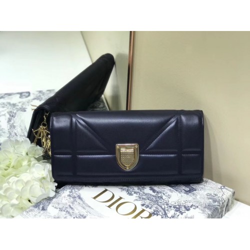 CLUTCH DIOR metal dorado C1040A negro