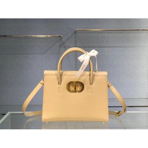 TOTE DIOR LARGE ST HONORE Piel de becerro graneada M9306UBAE albaricoque
