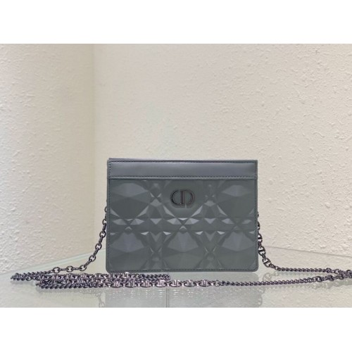 MINI BOBBY BOBBY DIOR Piel de becerro Cannage C2806 gary