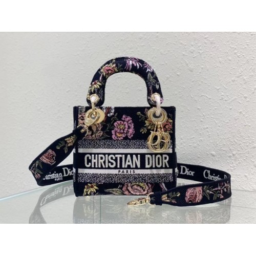 BOLSO DIOR MINI LADY D-LITE Bordado M0500BZ-4