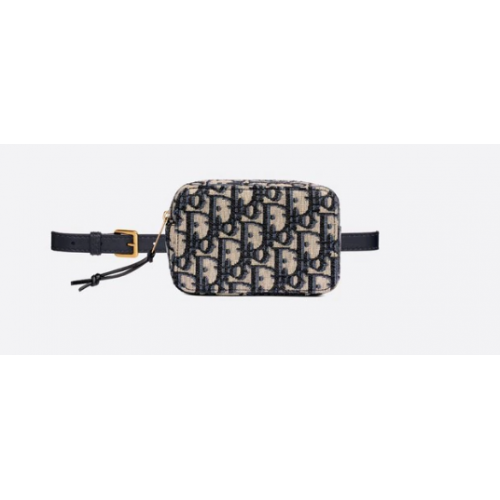 RIÑONERA DIOR OBLIQUE Lona azul Dior Oblique S5484