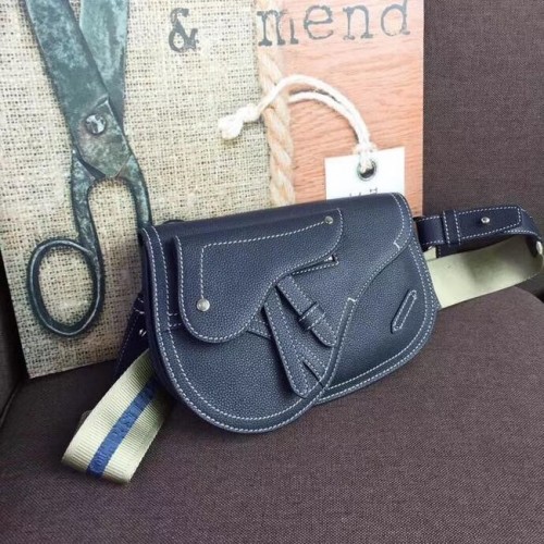 RIÑONERA DIOR OBLIQUE SADDLE M9021 Azul real