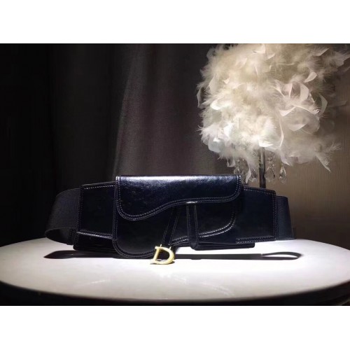 Riñonera Saddle DIOR Original en piel M9021 Negro