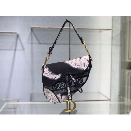 ESTUCHE DIOR SADDLE CAMUFLAJE D2456F GRIS