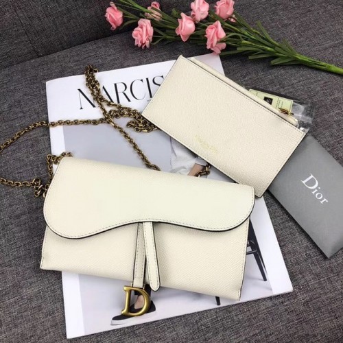 Bolso DIOR CON CADENA 26955 blanco