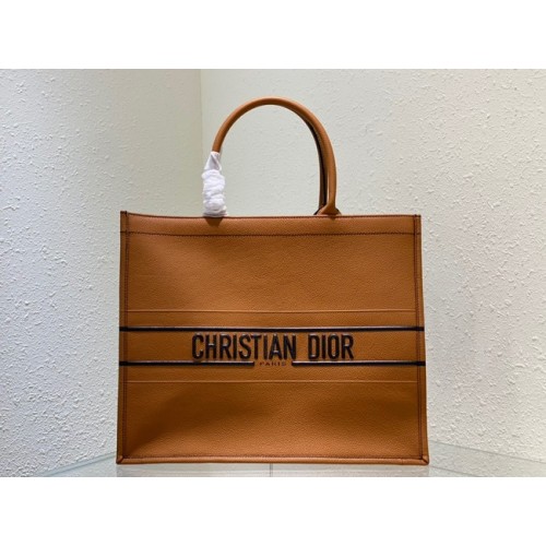 Bolso tote DIOR grande de piel C1286-33 marrón