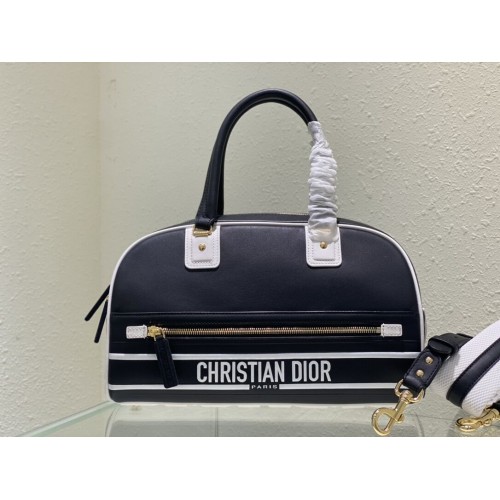 Bolso tote mediano DIOR de piel C9189 negro