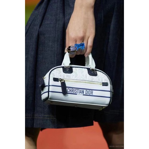 Bolso tote pequeño DIOR de piel C9201 blanco