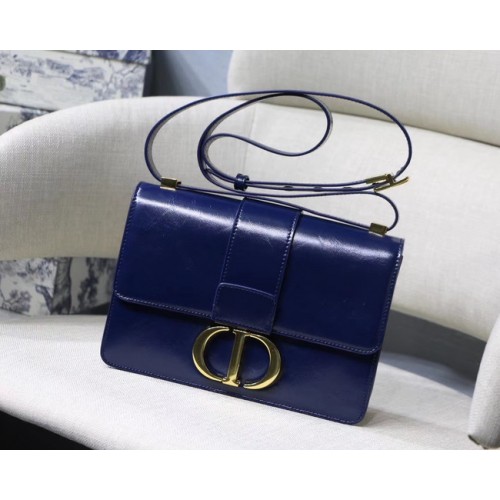 BOLSO Dior 30 MONTAIGNE DE BECERRO M9203 azul oscuro